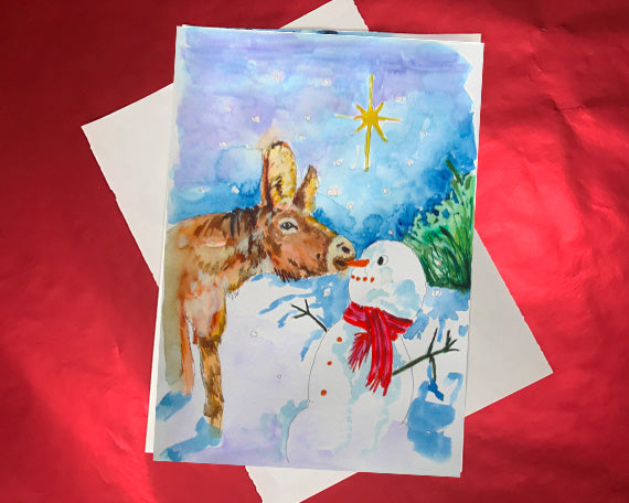 Christmas Donkey Digital Download