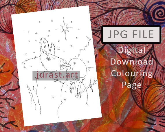 Christmas Donkey Digital Download