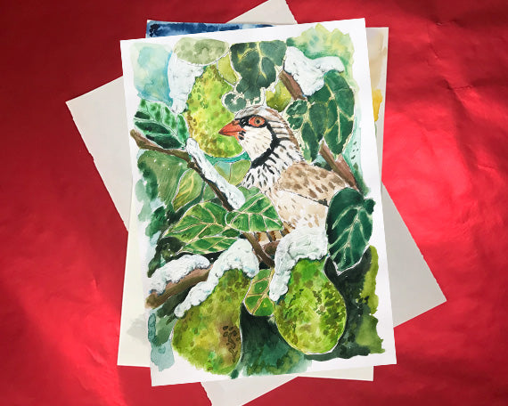 Christmas Partridge Digital Download